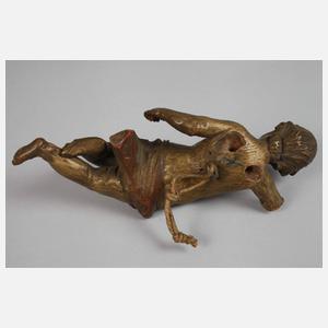 Zwei geschnitzte Putten