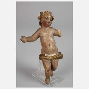 Zwei geschnitzte Putten