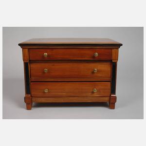 Modellkommode Biedermeier