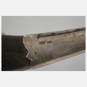 Trinkhorn Russland mit Silbermontierung