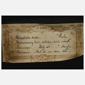 Kleine Walzenspieldose