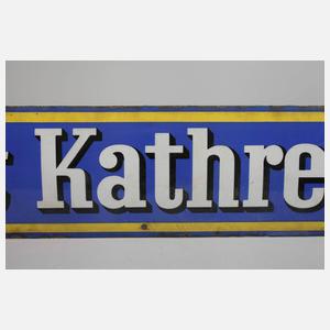 Emailleschild Kathreiner