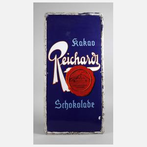 Emailleschild Reichards