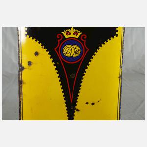 Emailleschild Problem Cigaretten