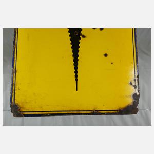 Emailleschild Problem Cigaretten