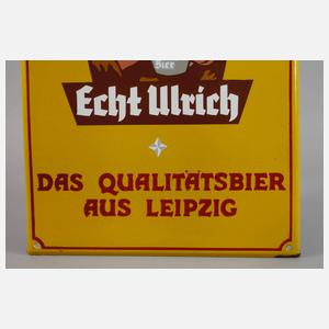 Emailleschild Ulrich Bier