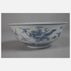 Zwei Teile Blaumalerei