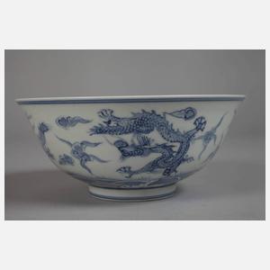 Zwei Teile Blaumalerei