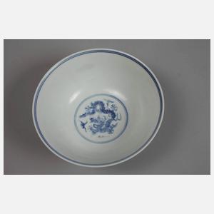 Zwei Teile Blaumalerei