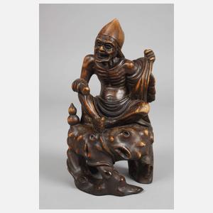 Zwei figürliche Schnitzereien