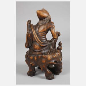 Zwei figürliche Schnitzereien