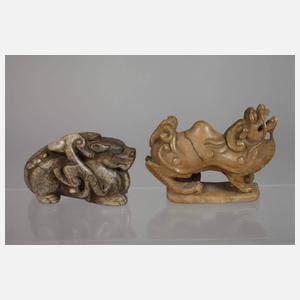 Konvolut Steinschnitzereien