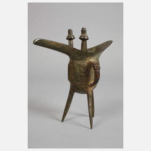 Jue-Ritualgefäß Bronze