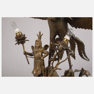 Paar figürliche Salonlampen