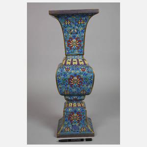 Große Vase Cloisonné
