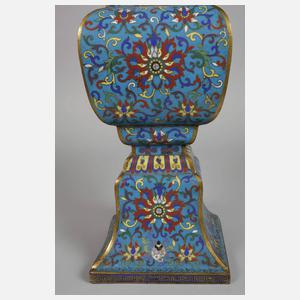 Große Vase Cloisonné