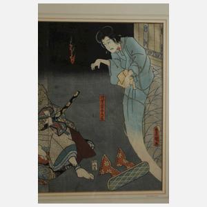Farbholzschnitt Kunisada Utagawa