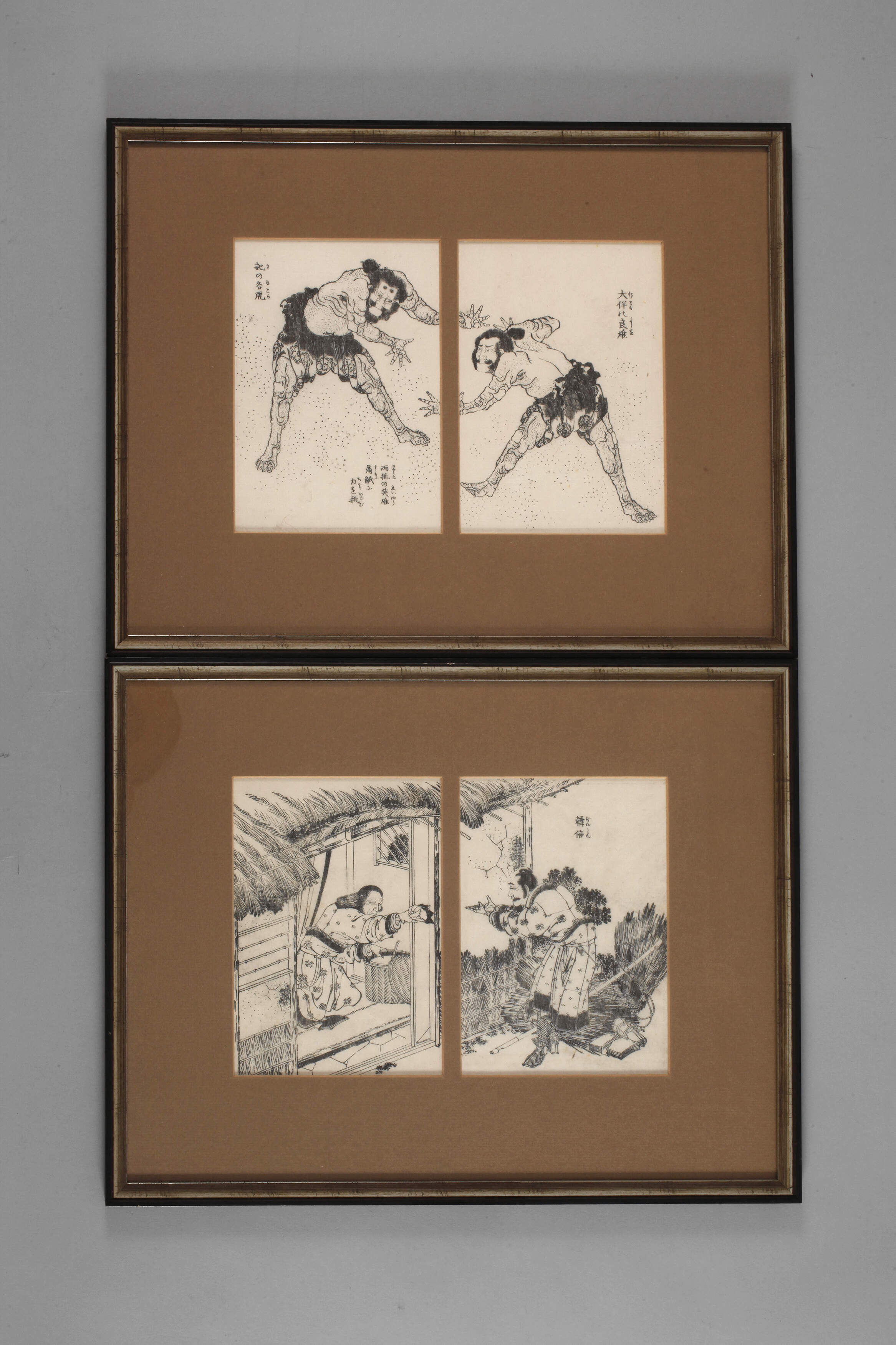 Katsushika Hokusai, Zwei Holzschnitte