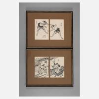 Katsushika Hokusai, Zwei Holzschnitte111