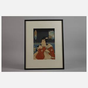 Farbholzschnitt Kunisada Utagawa