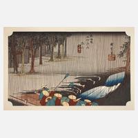 Regen in Tsuchiyama, Utagawa Hiroshige111