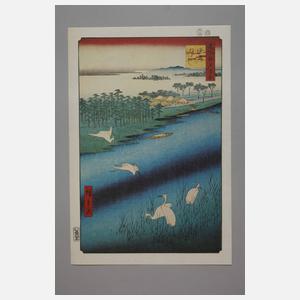 Farbholzschnitt Utagawa Hiroshige
