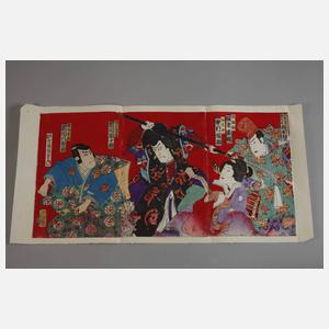 Farbholzschnitt Kunisada Utagawa