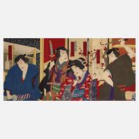 Farbholzschnitt Toyohara Chikanobu111