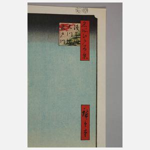 Farbholzschnitt Utagawa Hiroshige