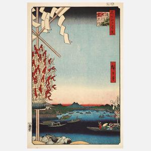 Farbholzschnitt Utagawa Hiroshige
