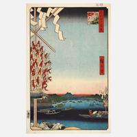 Farbholzschnitt Utagawa Hiroshige111