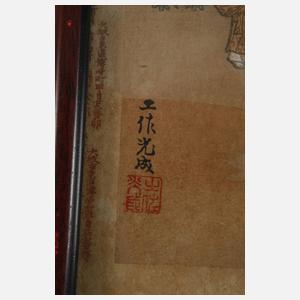 Elf Farbholzschnitte