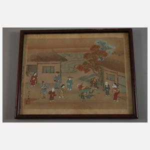 Elf Farbholzschnitte