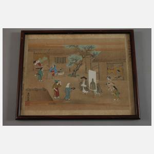 Elf Farbholzschnitte