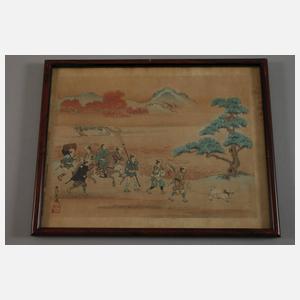 Elf Farbholzschnitte