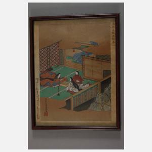 Elf Farbholzschnitte