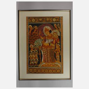 Hinduistische Zeichnung