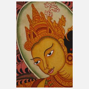 Hinduistische Zeichnung