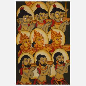 Hinduistische Zeichnung