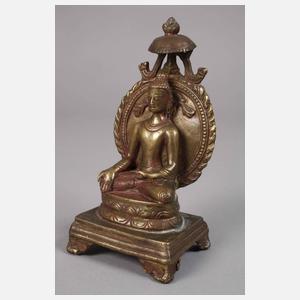 Drei Buddhaplastiken