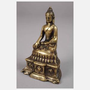 Drei Buddhaplastiken