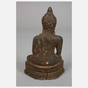 Drei Buddhaplastiken