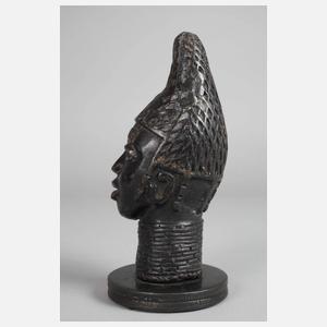 Vier Bronzen Benin