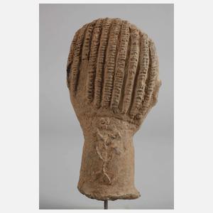 Scheibenkopf Terrakotta