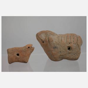 Konvolut Terrakottafiguren