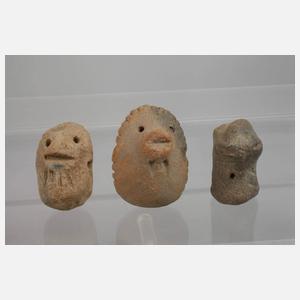 Konvolut Terrakottafiguren