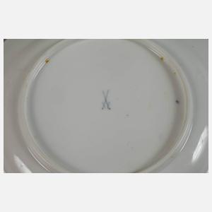 Meissen Jubiläumsteller Sachsen 1898