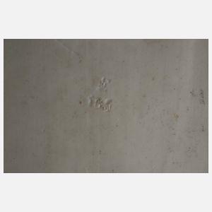 Patriotische Porzellanplakette Kaiserzeit