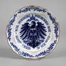 Meissen patriotischer Teller Kaiserzeit