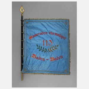 Fahne Kriegerverein Baden